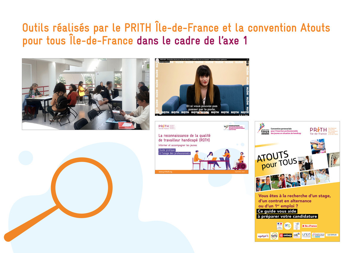 Outils réalisés par le PRITH île-de-France et la convention Atouts pour tous Île-de-France dans le cadre de l'axe 1