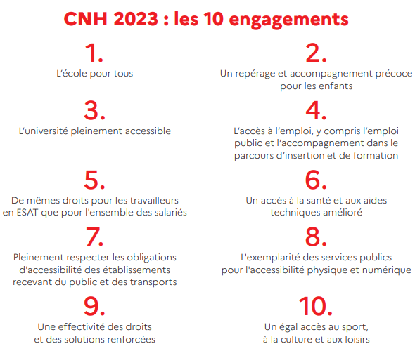 infographie des 10 engagements